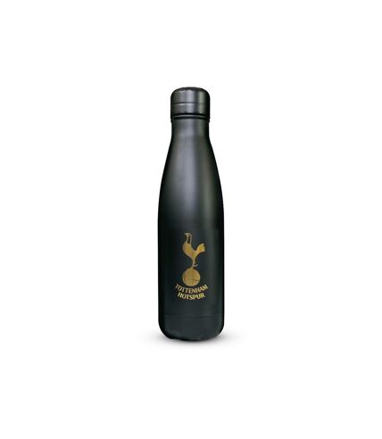 Tottenham Hotspur FC Stainless Steel Thermal Water Bottle (Black/Gold) (One Size) - UTSG23134