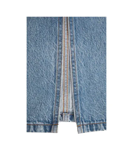 Jupe Midi En Denim Pour Femmes/femmes Bleu Animal