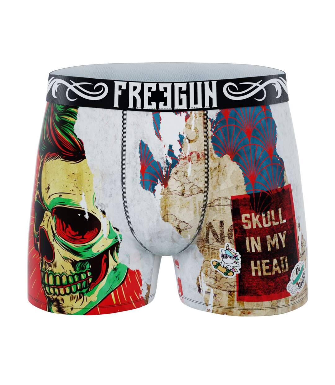 Lot de 3 boxers homme collection Pop Art Freegun-5
