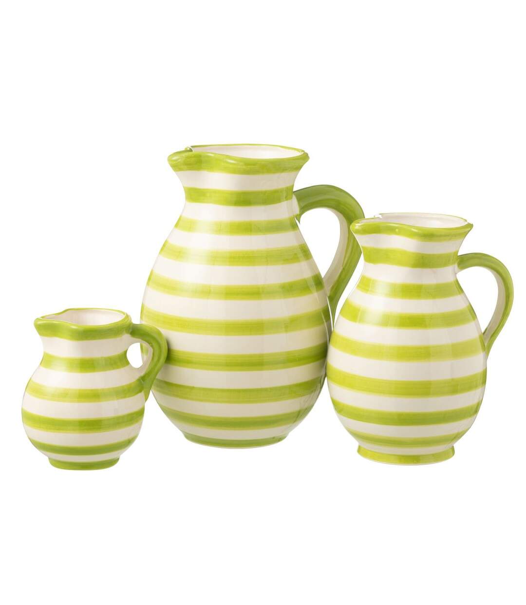 Pichet en Céramique Granada Rayure 3,3L Vert-2