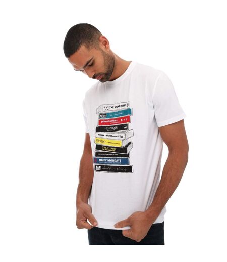 Mens Cassettes T-shirt White Weekend Offender