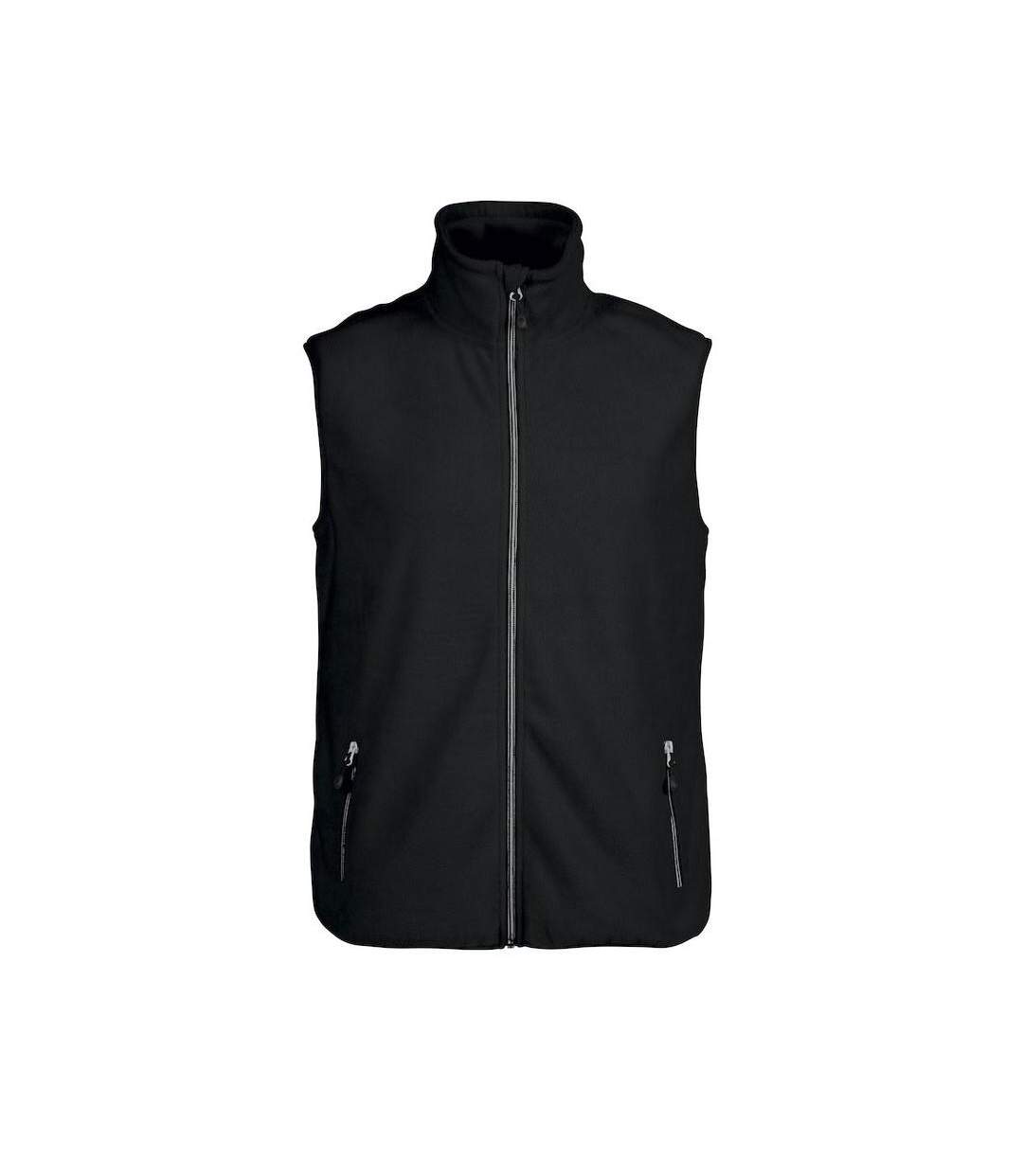 Haut Polaire Sans Manches Sideflip Homme Noir Printer RED-1