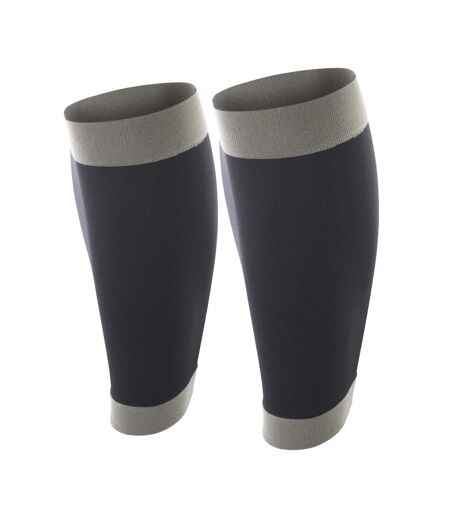 Protège Mollet Contrasté Unisexe Noir Gris Spiro