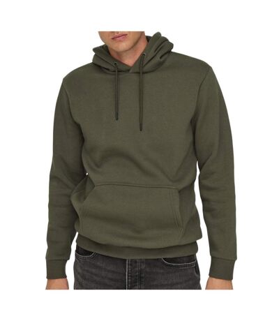 Sweat à capuche marron homme only & sons ceres - l