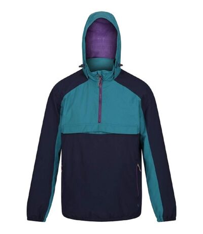 Anorak vintage - Homme - TRA230 - bleu marine et vert