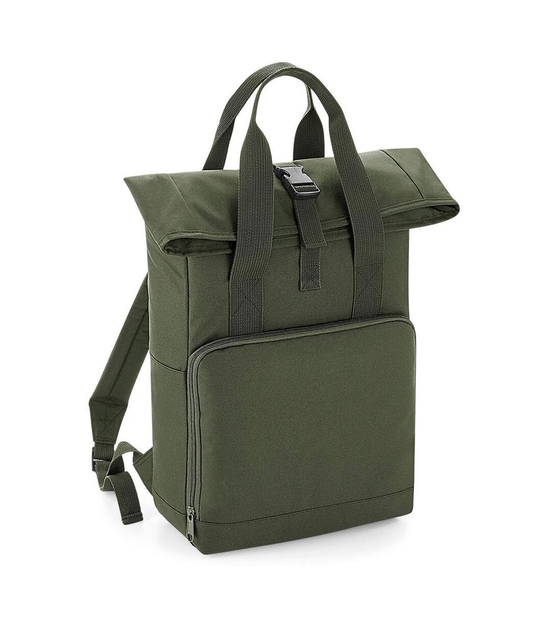 Sac à dos urbain rolltop et poignées - 14 litres - BG118 - vert olive-1