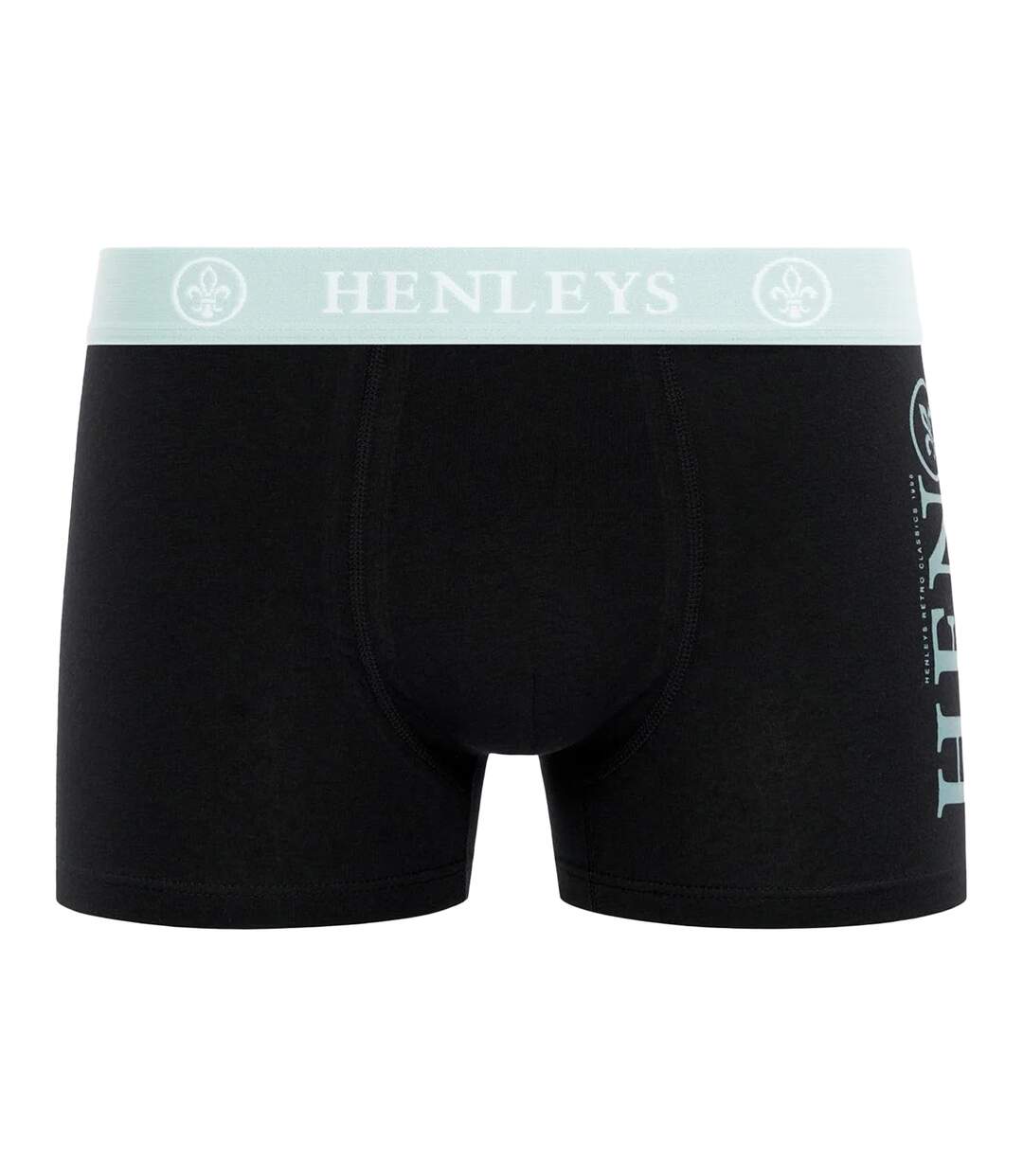Boxers Kelpar Homme Noir Henleys-4