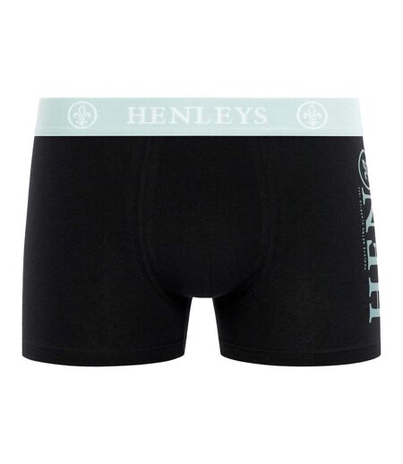 Boxers Kelpar Homme Noir Henleys