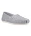 Womens/ladies Alpargata Espadrilles Grey Toms-1