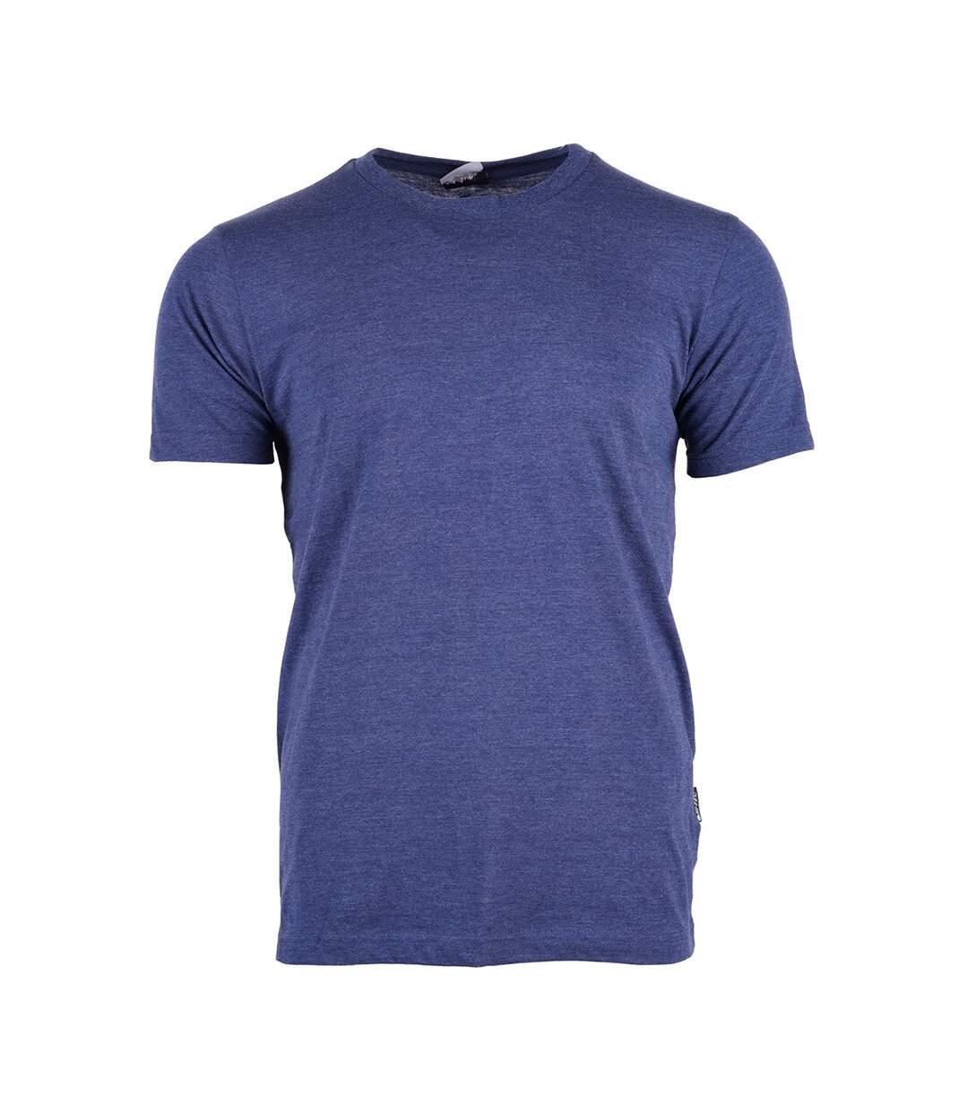 T-shirt Manches Courtes Puro Homme Bleu Marine Chiné Hi-Tec-1