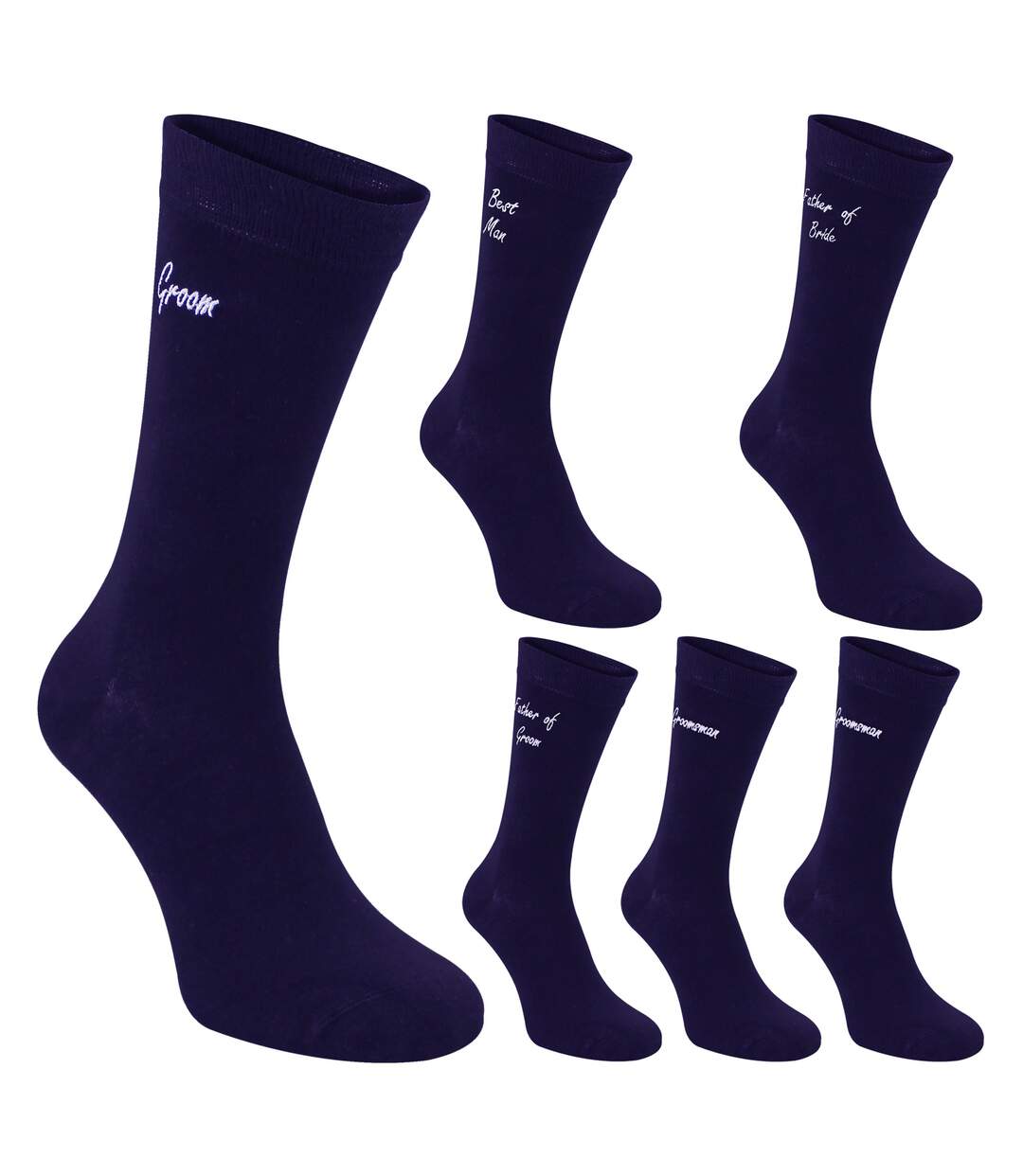 Sock Snob - Lot De 6 Paires De Chaussettes De Mariage Pour Hommes-3