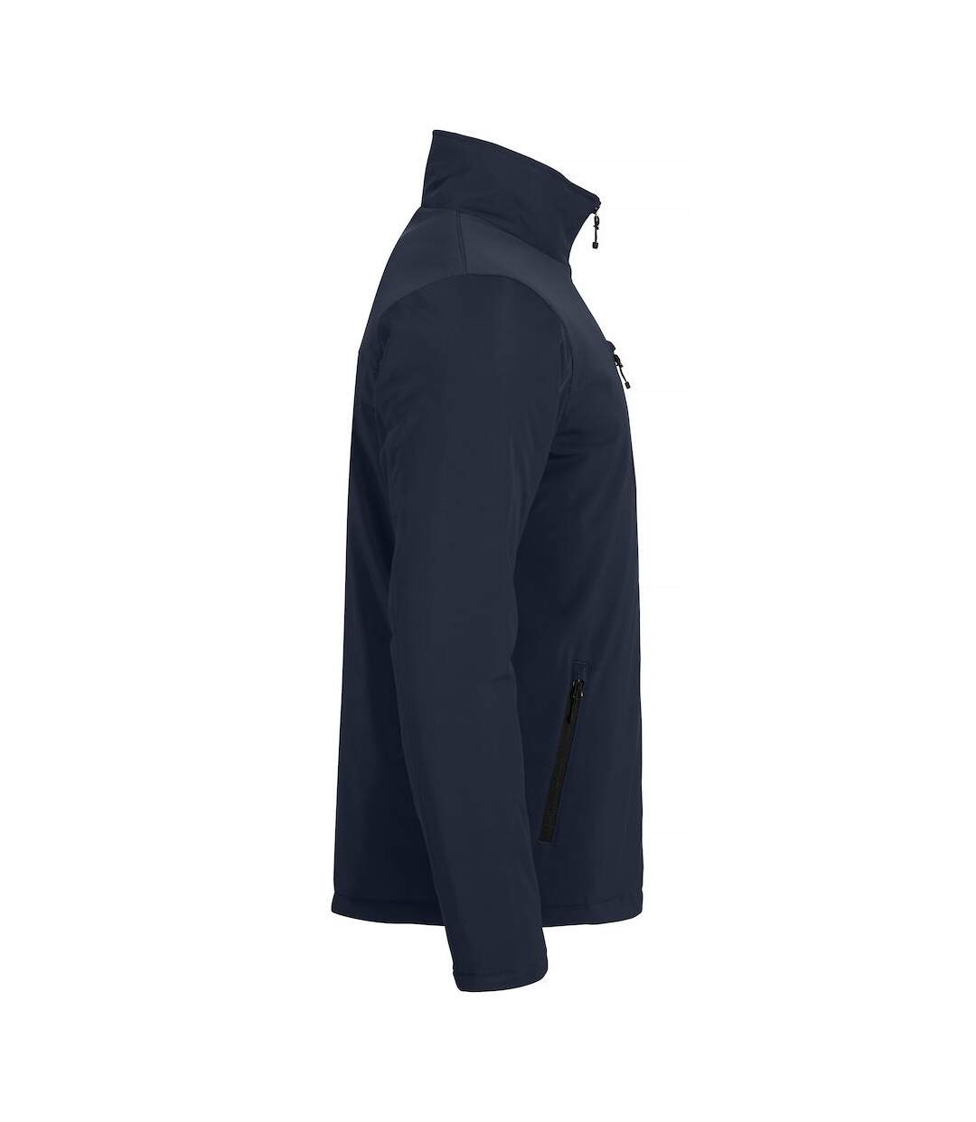 Mens Padded Soft Shell Jacket Dark Navy Clique-4