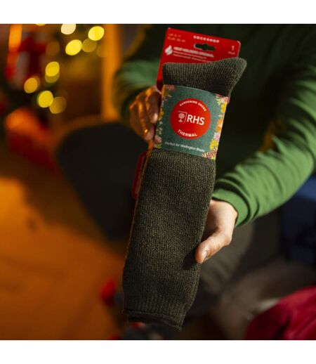 Mens Long Knee High Thermal Wellington Boot Socks