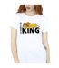 Disney Womens/Ladies The Lion King Daddy Is King Cotton Boyfriend T-Shirt (Blanc) - UTBI29519-3