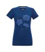 T-shirt Motif/style Floral Escade Femme Bleu Regatta-2