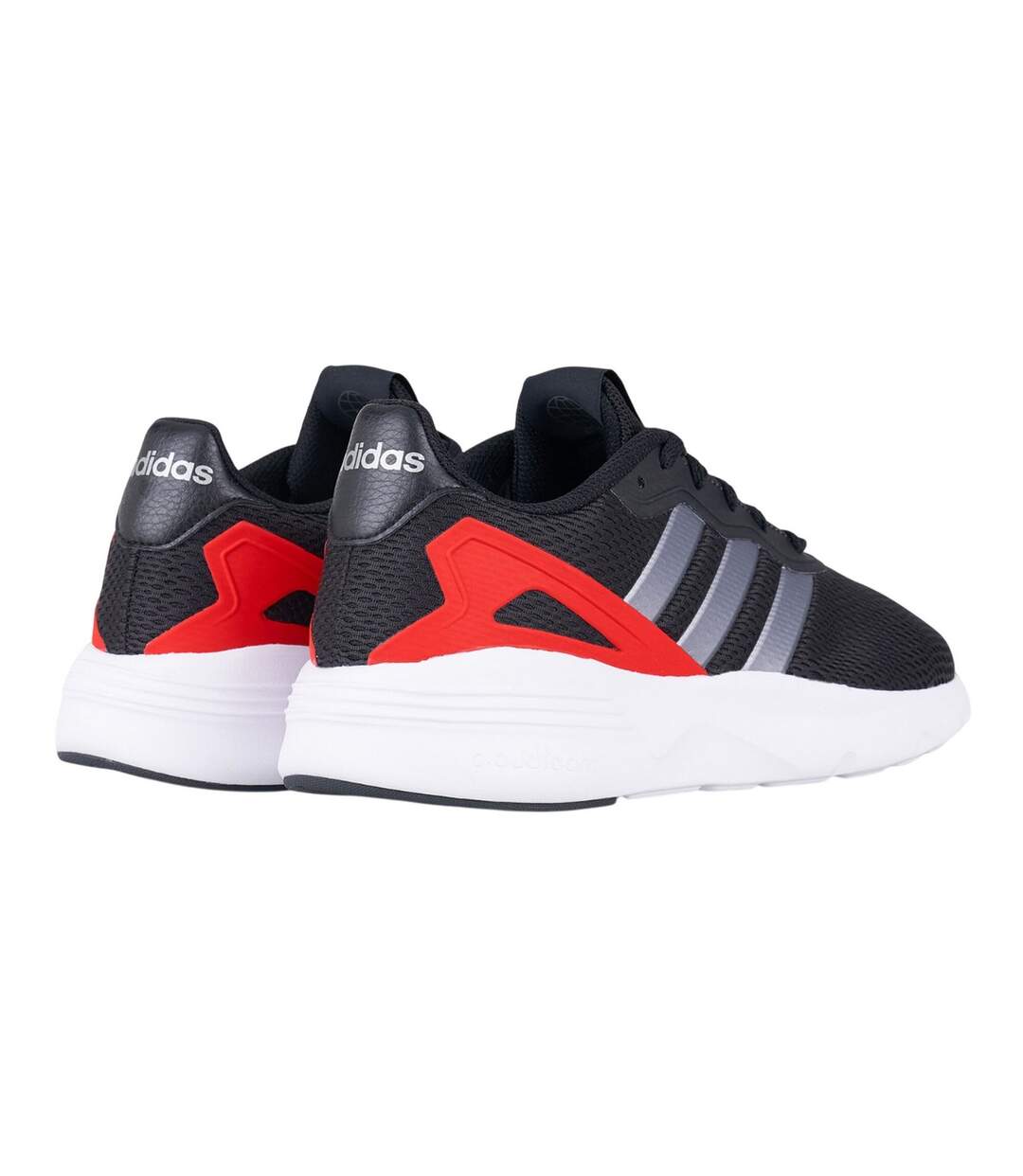 Baskets Nebzed Homme Noir Rouge Adidas-2
