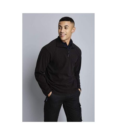 Mens Micro Zip Neck Fleece Top 170 Gsm Noir Regatta