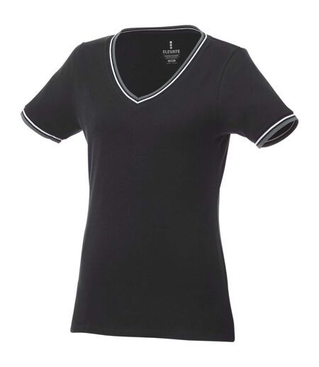 T-shirt elbert femme noir / gris / blanc chiné Elevate