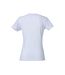Womens/ladies Plain T-shirt White Clique-2