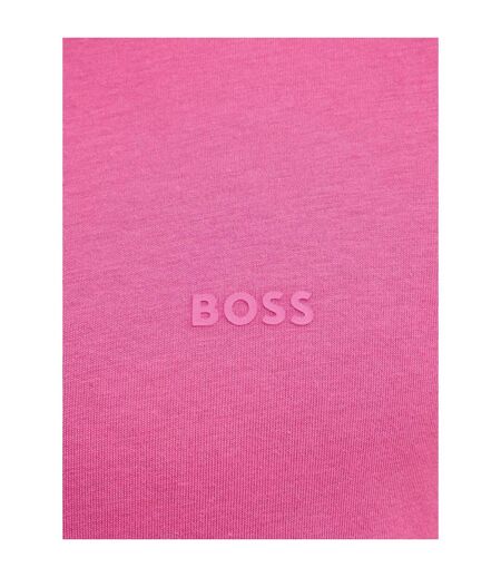Mens Cotton Slim T-shirt Pink Boss
