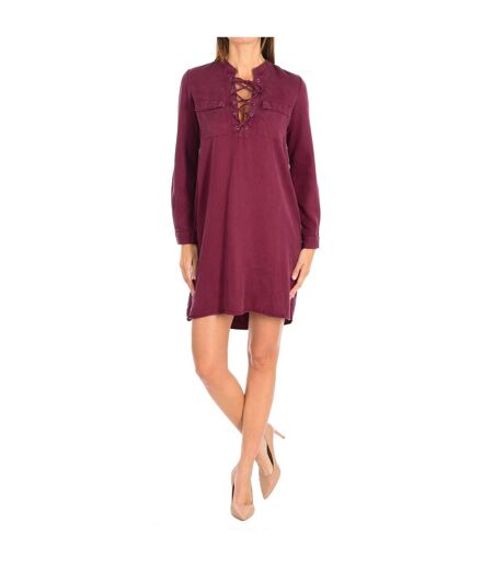 TINKLE long sleeve open neck dress 16F2DR19 woman