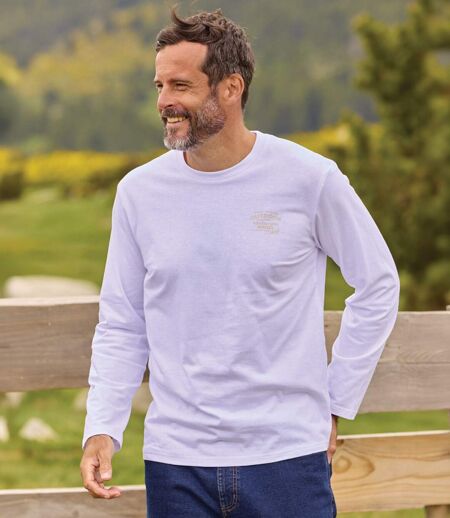 Le Lot de 3 Tee-shirts Manches Longues Col Rond