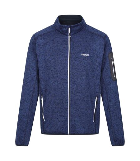 Mens Newhill Marl Full Zip Fleece Jacket Navy Regatta