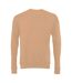 Sweatshirt Unisexe Beige Foncé Chiné Bella + Canvas-2