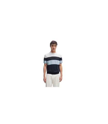 T-shirt Tramonte Homme Bleu Foncé Boss