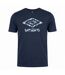 Tee shirt homme col rond en coton 160GSM et logo imprimé camo 957862 Umbro-1