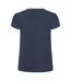 Womens/ladies Malaga Broderie Sleeve T-shirt Navy Mountain Warehouse-2