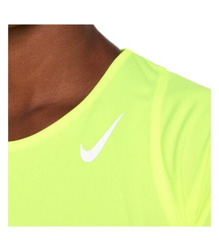T-shirt Jaune fluo Femme Nike Race