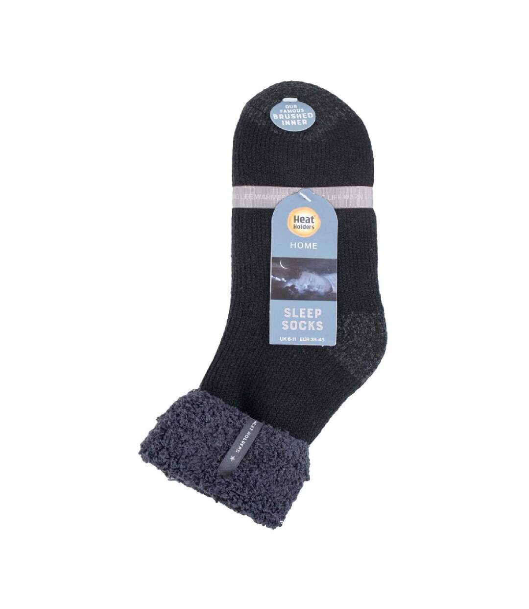 Mens Warm Luxury Fleece Lined Thermal Lounge Bed Socks-2