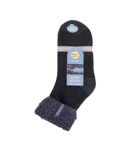 Mens Warm Luxury Fleece Lined Thermal Lounge Bed Socks