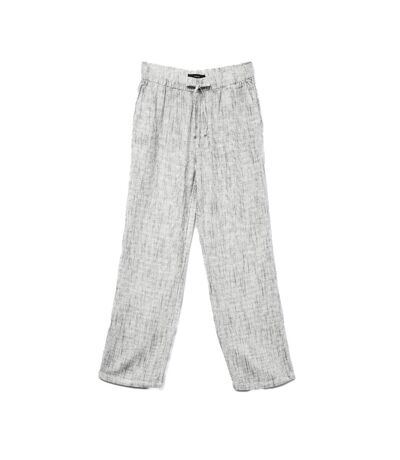 Pantalon Toile Noir/Blanc Femme Vero Moda Line - L-L32