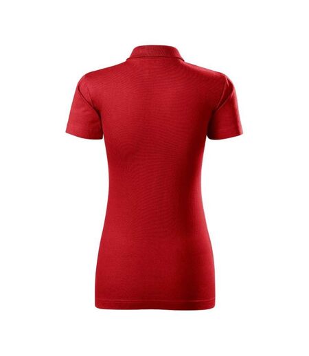 Polo Femme Rouge Malfini