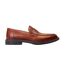 Mens Ivey Leather Loafers Burnt Tan Base London-3