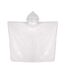Poncho sprinkle pla adulte blanc transparent MidOcean-3