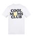 Womens/ladies Cool Moms Club T-shirt White AWD-1