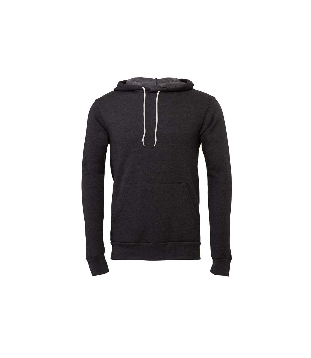 Sweat Capuche Unisexe Gris Foncé Mélangé Bella + Canvas-2