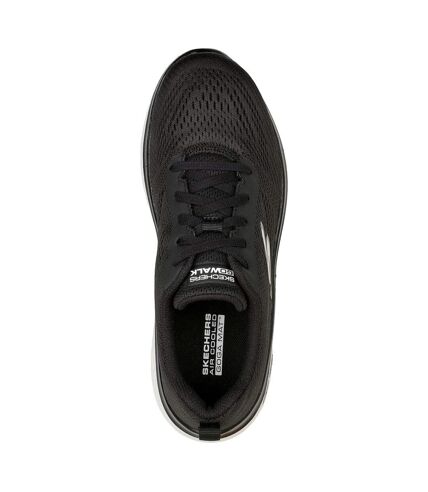 Skechers Womens/Ladies Go Walk Hyper Burst Shoes (Black/White) - UTFS8631