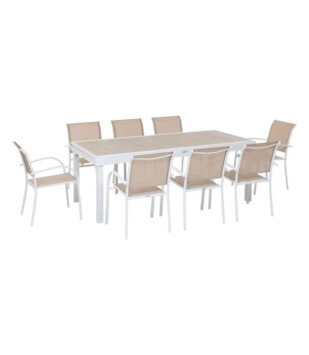 Table de jardin extensible Piazza en aluminium - 12 Places