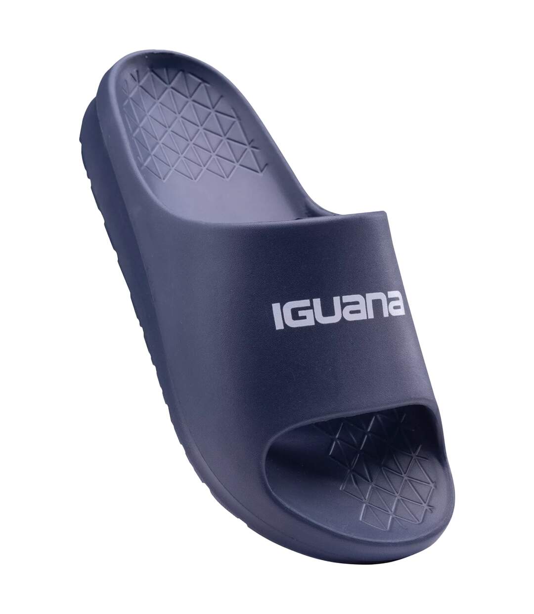Claquettes Natun Homme Bleu Marine Blanc Iguana-1