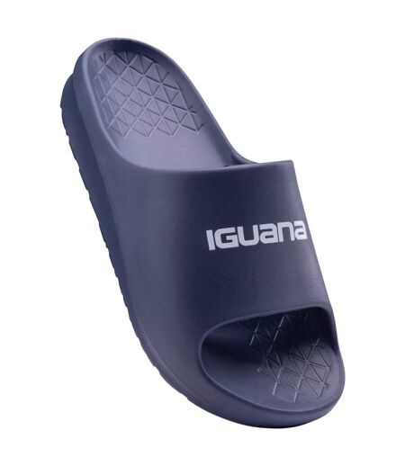 Claquettes Natun Homme Bleu Marine Blanc Iguana