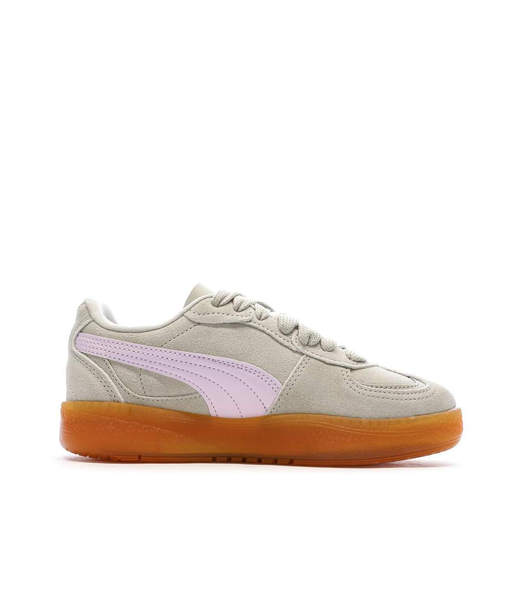 Baskets beige/mauve femme puma palermo moda xtra-2