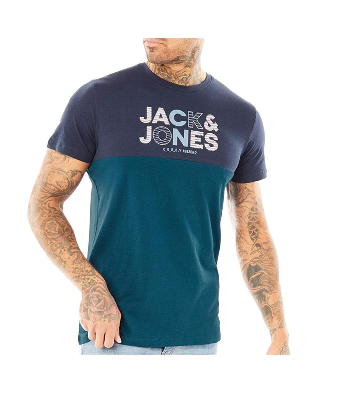 T-shirts Marine Homme Jack&Jones Steve