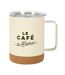 Mug de transport en inox et liège AU BISTROT-1