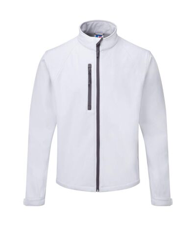 Russell Mens Water Resistant & Windproof Softshell Jacket (White) - UTBC562