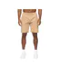 Mens Blansmoore Elasticated Regular Casual Shorts Stone Crosshatch-2