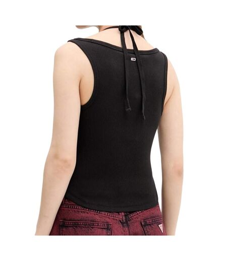 Débardeur noir femme tommy hilfiger dw0dw20325 - l